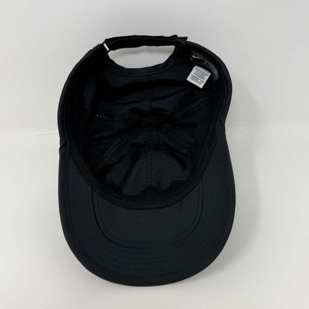 Nike Featherlight Dri-FIT Running Hat Black Adjustable Performance Cap OSFM - Picture 9 of 13